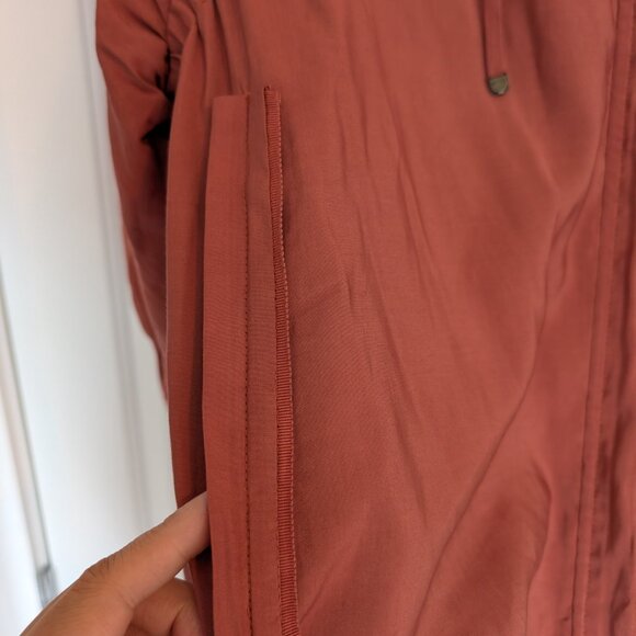 Emilie Louis size 9 rust thin jacket with sinched waist - Picture 4 of 8